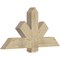 Ekena Millwork Kennewick Rough Sawn Timber Gable Bracket, Douglas Fir, 48"W x 24"H x 4"D x 6"F, 12/12 Pitch GBW048X24X0406KEN00RDF - alternate 2